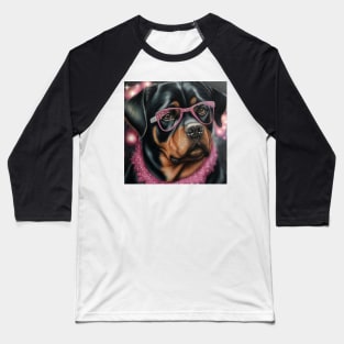 Diva Rottweiler Baseball T-Shirt